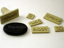 Custom Polymer Clay Word Stamps