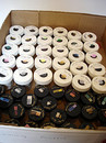 Box of Pearl and Embossing Powders