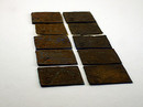 Rusted Polymer Clay Tiles (Clay Brand Test)