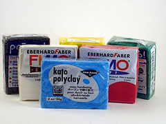 Blocks of Polymer Clay (Premo, Fimo and Kato)