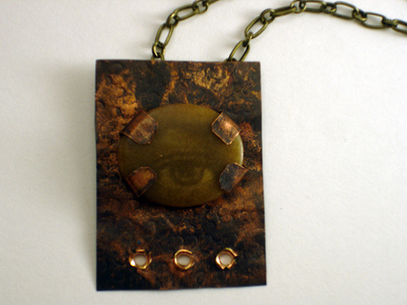 Open Eye Amulet, by CraftyGoat