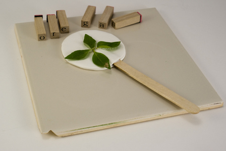 Step 3: Decorate Leaf Impression Plant Marker