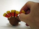 Adding turkey feathers